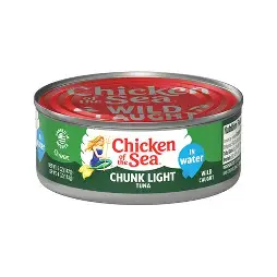 Chicken of the Sea Atún en Agua 142g - Caja de 48 latas